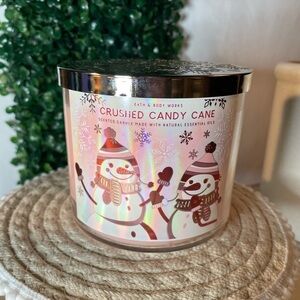 Bath & Body Works Crushed Candy Cane 3-wick Scented Candle